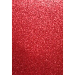 5x EVA Foam GLITTER 22x30 cm rood