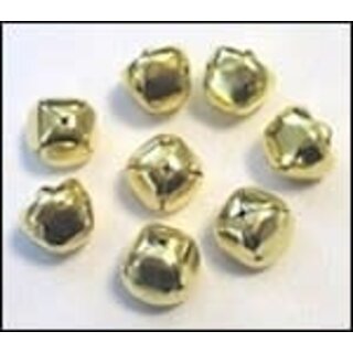 Christmas bells 15 mm deep gold (10)