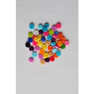 Super kleine rondjes knopen 5mm (per 10st)