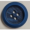 Knoop 4 gaats blauw 20mm 2 kleurig
