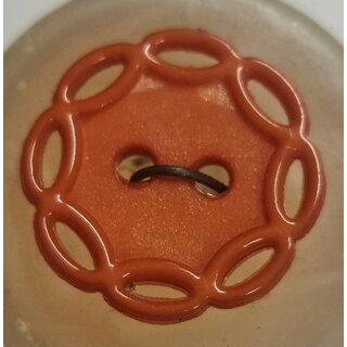 Knoop kant randje oranje 15mm