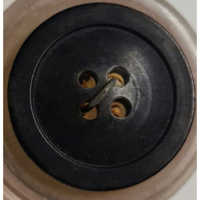 Knopen zwart mat 20mm 4 gaats