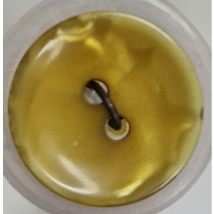 Knoop glans mosgroen 16mm 2 gaats