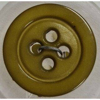 Knoop groen 14mm 4 gaats