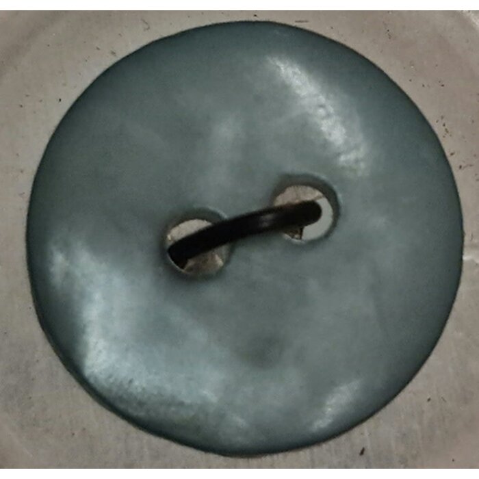 Knoop jade groen glans 12mm 2 gaats