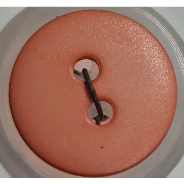 Knoop oud roze 2 gaats 12mm