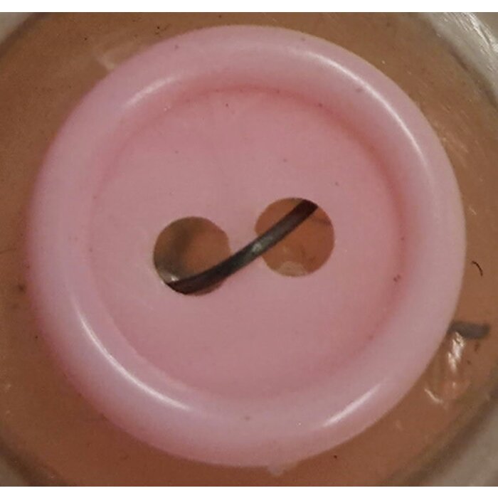 Knopen baby roze 10mm 2 gaats