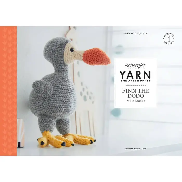 YARN The After Party nr.64 Finn the Dodo UK patroon boekje