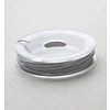 Elastic cord, White, 1.0mmx5m, op rol