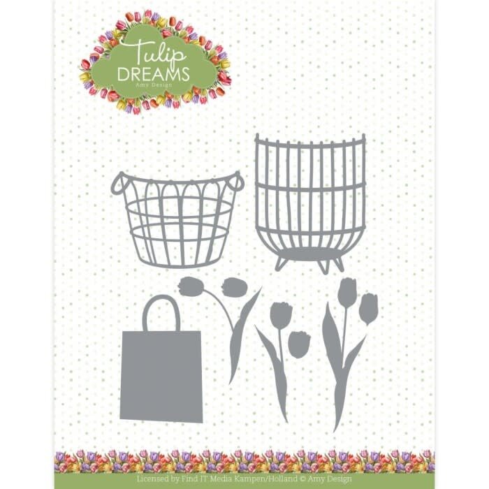 Dies - Amy Design - Tulip Dreams - Tulip Basket snijmal