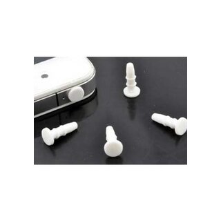 Kunststof anti-dust plug voor mobiele telefoon met kastje voor ± 6mm plaksteen ± 13x3mm (± 65 st.)
