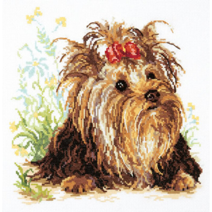 Borduurpakket Yorkshire Terrier - Magic Needle