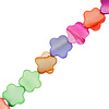 Schelp kralen bloem Multicolour 8mm 24st