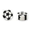 Polymeer kralen voetbal 10mm