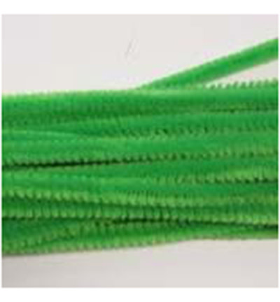 Pakje pijpenragers 9stuk 30cm licht groen