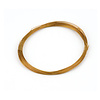 Beading wire with coating, Gilt, 0.4mmx4m