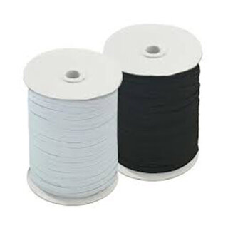 Elastiek rol zwart 5mm 150m