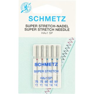 Schmetz super stretch 5 naalden 75/90