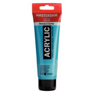 Amsterdam • Acrylverf Tube 120ml turkooisblauw 522