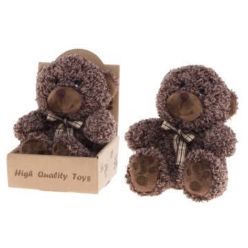 Klein pluche teddy beer Bruin