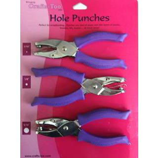 Hole Punch Set - 3 gaatjestangen