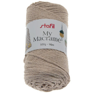 Macrame Yarn, Camel 100gr / 90mtr / ca.2mm