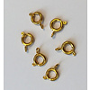 Spring clasp premium quality 7mm goud 6st in zakje