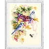 Borduurpakket Blue Jay and Grapes - Magic Needle