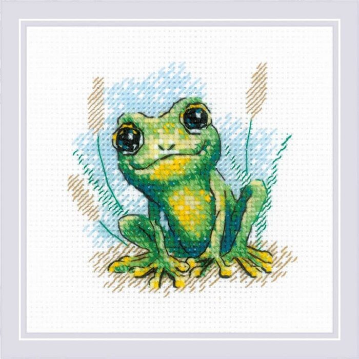 Borduurpakket Little Frog - RIOLIS