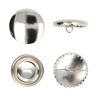 Milward Stofknopen 29mm zilver