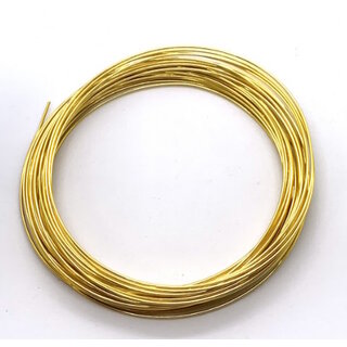 Draad Aluminium - Goudkleurig - 1mm x 8meter