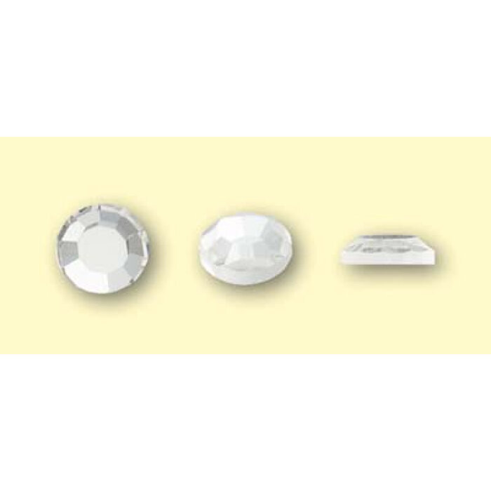 Strass steentjes rond 6pcs / ss20. 4,70-4,8mm
