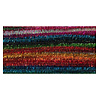 Glitter Chenille pijpenragers set 50cm 8mm Mix