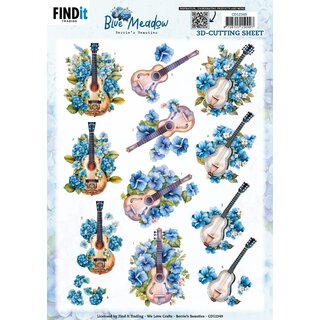 3D Cutting Sheet - Berries Beauties - Blue Meadow