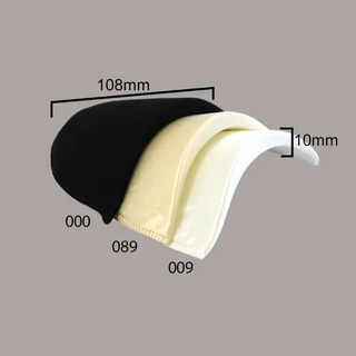 Schoudervulling satijn 10mm - per paar