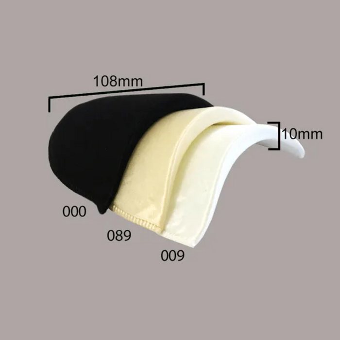 Schoudervulling satijn 10mm - per paar