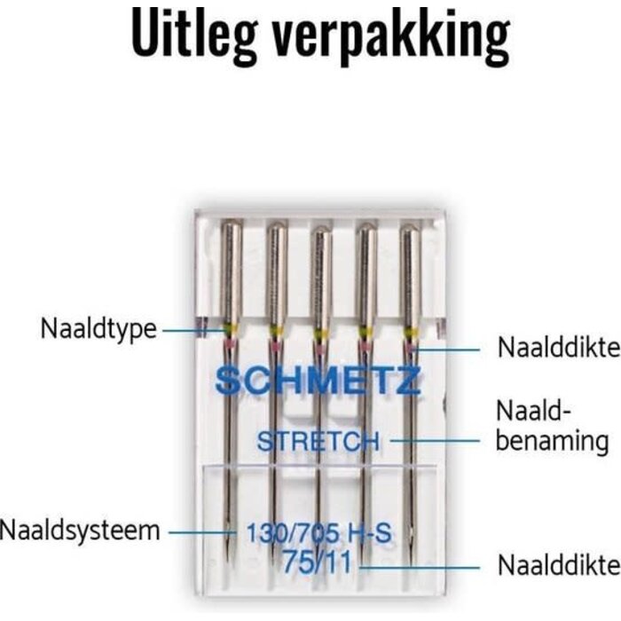 Schmetz universeel 5 naalden 70-90