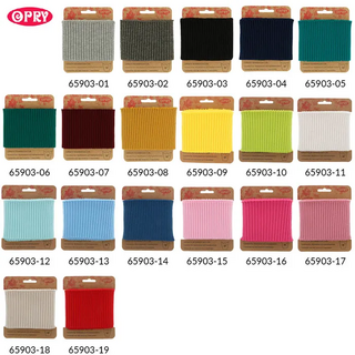 Opry boord en manchetten elastisch 70mm - 1,1m