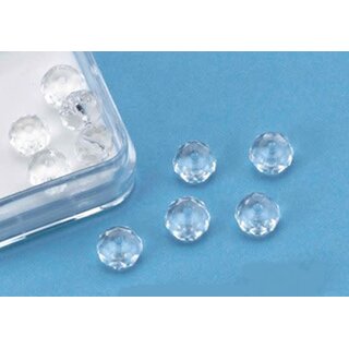Facetgeslepen Kralen Wheel - 4x6mm - Transparant