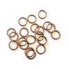 Zakje splitringetjes enkel (20x in zakje) koperkleurig