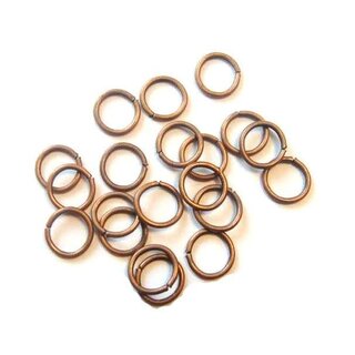 Zakje splitringetjes enkel (20x in zakje) koperkleurig