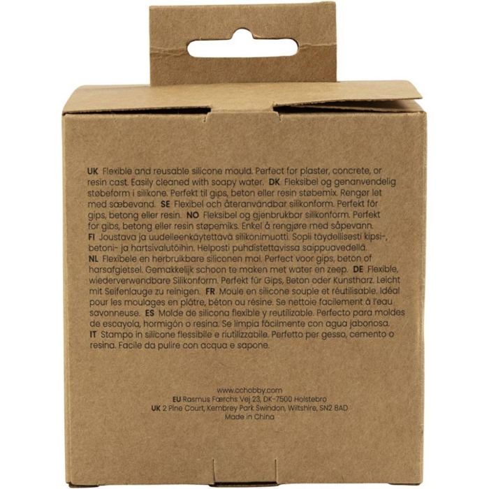 Siliconen vormen, Engel:, H: 9,5 cm, B: 7 cm, mat transparant, 1 stuk