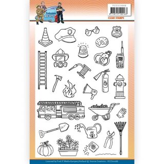 Clear Stamps - Big Guys Professions stempel
