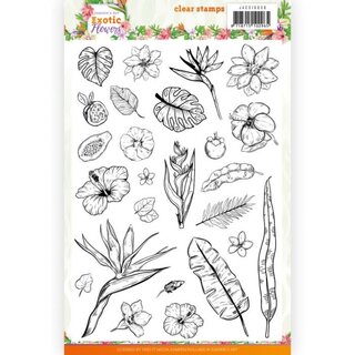 Clear Stamps - Jeanine's Art - Exotic Flowers