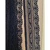 Kant donker blauw 30mm per meter (elastisch)