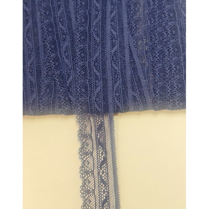 Kant 35mm paars elastisch per meter