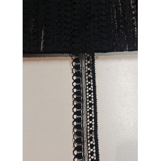 Kant 20mm zwart elastisch per meter