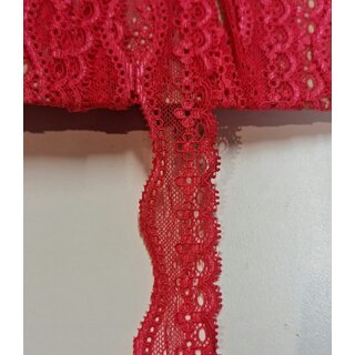 Kant middel fel roze 30mm elastisch per meter