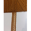 Kant elastisch cognac bruin 25mm per meter