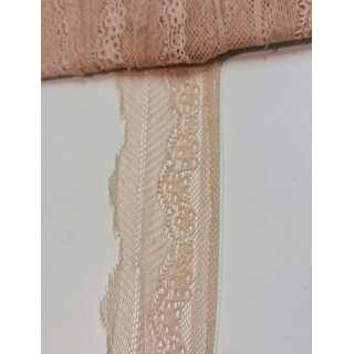 Kant breed perzik elastisch 5cm breed